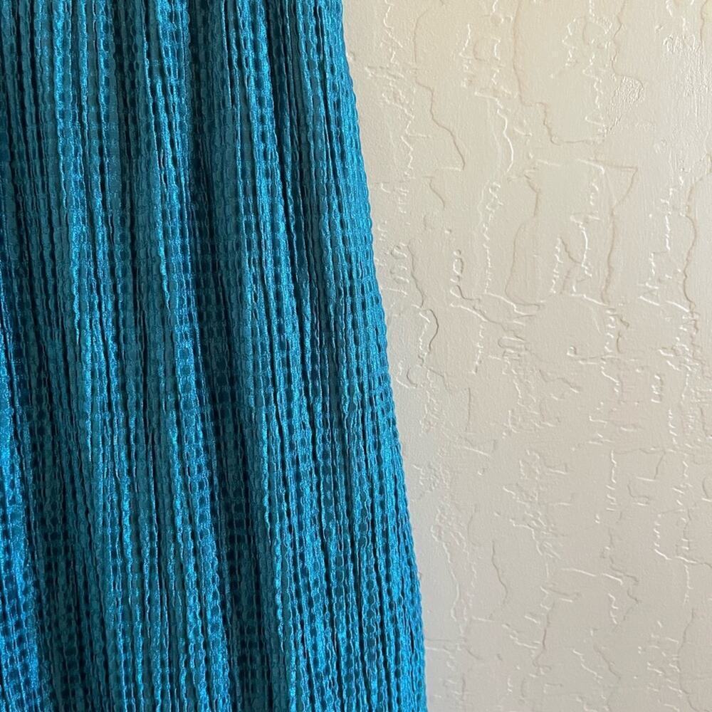 Sabina Musayev Odelle Teal Textured‎ Midi Skirt S Petite - Picture 4 of 8